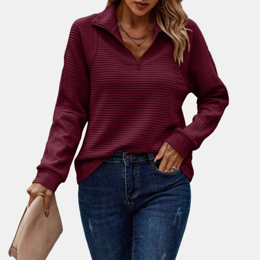 Irish | Half-Zip Detailed Pullover